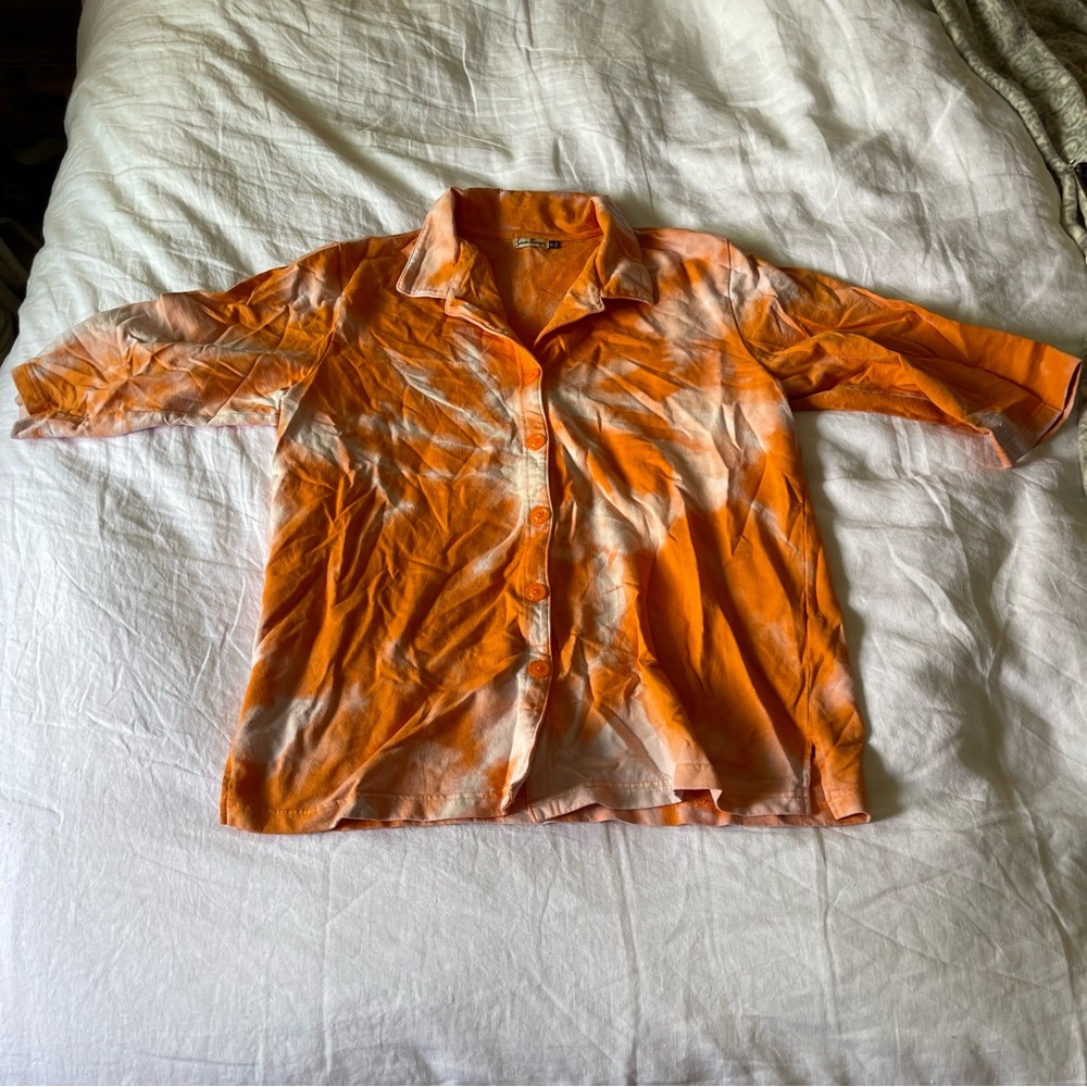 SunBay Orange Tie-Dye Swimsuit coverup